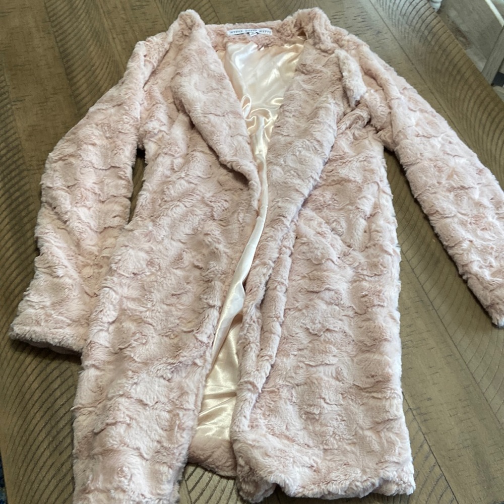 Womens HyFve blush pink coat size small